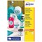 Avery L4852REV-25 Removable Labels, 8 Per Sheet, 63.5mm Diameter, White, 200 Labels