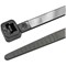 Avery Dennison Cable Ties, 150mmx3.6mm, Black, Pack of 100