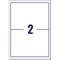 Avery L7068-20 Laser Labels, 2 Per Sheet, 199.6x143.5mm, White, 40 Labels