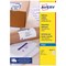 Avery J8163-25 Inkjet Labels, 14 Per Sheet, 99.1x38.1mm, White, 350 Labels
