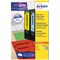 Avery L7171A-20 Laser Filing Labels for Lever Arch File, 4 per Sheet, 200x60mm, Assorted, 80 Labels
