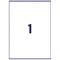 Avery L7567-25 Laser Labels, 1 Per Sheet, 210x297mm, Clear, 25 Labels