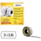 Avery Labels for Labelling Gun, 1-Line, Permanent, White, 12x26mm, 1500 Per Roll, Pack of 10
