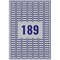 Avery L6008-20.UK Heavy Duty Laser Labels, 189 per Sheet, 25.4x10mm, Silver, 3780 Labels