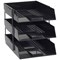 Avery Letter Tray Risers 118mm Black - Pack of 4