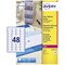 Avery L7553-25 Laser Labels, 48 Per Sheet, 22x12.7mm, Clear, 1200 Labels