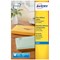 Avery J8560-25 Inkjet Labels, 21 Per Sheet, 63.5x38.1mm, Clear, 525 Labels