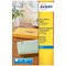 Avery J8563-25 Inkjet Labels, 14 Per Sheet, 99.1x38.1mm, Clear, 350 Labels