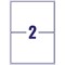 Avery B3655-20 Ultra Resistant Labels, 2 Per Sheet, 148x210mm, 40 Labels