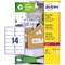 Avery LR7163-100 Recycled Laser Labels, 14 Per Sheet, 99.1x38.1mm, White, 1400 Labels