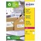 Avery LR7167-100 Recycled Laser Labels, 1 Per Sheet, 199.6 x 289.1mm, White, 100 Labels