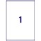 Avery LR7167-100 Recycled Laser Labels, 1 Per Sheet, 199.6 x 289.1mm, White, 100 Labels