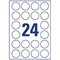 Avery E3613 Create Your Own Reward Stickers, 8 Per Sheet, 40x40mm, 192 Labels