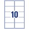 Avery J8173-100 Inkjet Labels, 10 Per Sheet, 99.1x57.0mm, White, 1000 Labels