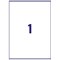 Avery J8167-100 Inkjet Labels, 1 Per Sheet, 199.6x289.1mm, White, 100 Labels