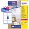 Avery Laser Labels, 8 Per Sheet, 99.1x67.7mm, White, 100 Sheets