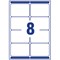 Avery L7165-250 Laser Labels, 8 Per Sheet, 99.1x67.7mm, White, 2000 Labels