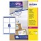 Avery L7166-250 Laser Labels, 6 Per Sheet, 99.1x93.1mm, White, 1500 Labels
