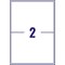 Avery L7168-100 Laser Labels, 2 Per Sheet, 199.6x143.5mm, White, 200 Labels