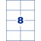 Avery B3427-50 Ultra Resistant Labels, 74 x 105 mm, Permanent, 8 Labels Per Sheet, 400 Labels Per Pack