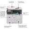 Brother MFC-L3740CDW A4 Wireless All-In-One Colour Laser Printer, White