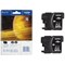 Brother LC1100BKBP2 Black Inkjet Cartridges (Twin Pack)