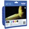 Brother LC1100VALBP Inkjet Cartridge Value Pack - Black, Cyan, Magenta and Yellow (4 Cartridges)