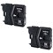 Brother LC985BKBP2 Black Inkjet Cartridges (Twin Pack)