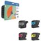 Brother LC129XLVALBP High Yield Inkjet Cartridge Value Pack - Black, Cyan, Magenta and Yellow (4 Cartridges)