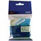 Brother P-Touch MK-221BZ Label Tape, Black on White, 9mmx8m