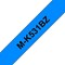 Brother P-Touch M-K531BZ Label Tape, Black on Blue, 12mmx8m