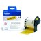 Brother DK-22606 Continuous Length Film Tape, Black on Yellow, 62mmx15.24m