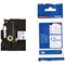 Brother P-Touch TZe-FA3 Fabric Label Tape, Blue on White, 12mmx3m