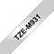 Brother P-Touch TZe-M931 Labelling Tape, Black on Matte Silver, 12mmx8m