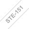 Brother P-Touch STe-151 Stencil Tape, Black on Clear, 24mmx3m