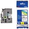 Brother P-Touch TZe-S251 Label Tape, Black on White, 24mmx8m