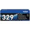 Brother TN329BK Black High Yield Laser Toner Cartridge