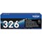 Brother TN326BK Black High Yield Laser Toner Cartridge