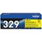 Brother TN329Y Yellow Super High Yield Laser Toner Cartridge