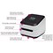 Brother VC-500WCR Design/Craft Wireless Thermal Label Printer, Desktop