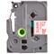 Brother P-Touch TZe-222 Label Tape, Red on White, 9mmx8m