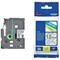 Brother P-Touch TZe-131 Label Tape, Black on Clear, 12mmx8m