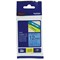 Brother P-Touch TZe-531 Label Tape, Black on Blue, 12mmx8m