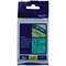 Brother P-Touch TZe Lam Tape Cassette 12mm x 8m Black on Green Tape TZE731