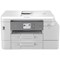 Brother MFC-J4540DW A4 Wireless All-In-One Colour Inkjet Printer, Includes high capacity cartridge bundle, White
