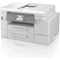 Brother MFC-J4540DW A4 Wireless All-In-One Colour Inkjet Printer, Includes high capacity cartridge bundle, White