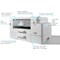 Brother MFC-J4540DW A4 Wireless All-In-One Colour Inkjet Printer, Includes high capacity cartridge bundle, White