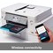 Brother MFC-J4540DW A4 Wireless All-In-One Colour Inkjet Printer, Includes high capacity cartridge bundle, White