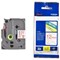 Brother P-Touch TZe-232 Label Tape, Red on White, 12mmx8m