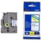 Brother P-Touch TZe-233 Label Tape, Blue on White, 12mmx8m